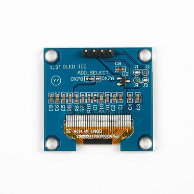 1.3 inç I2C IIC OLED LCD Modül 4 Pin Mavi SH1106 Çip (VCC GND) - 7