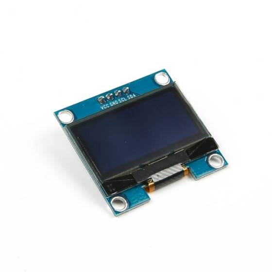1.3 inç I2C IIC OLED LCD Modül 4 Pin Mavi SH1106 Çip (VCC GND) - 4