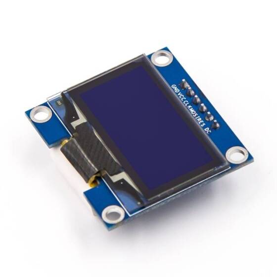 1.3 inç SPI OLED LCD Modül 6 Pin Beyaz SH1106 Çip (GND VCC) - 2