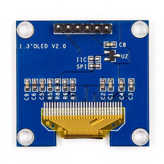 1.3 inç SPI OLED LCD Modül 6 Pin Mavi SH1106 Çip (GND VCC) - 12