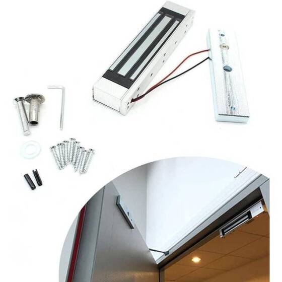 130KG 12V DC/500-600MA Elektromanyetik Kilit - 1