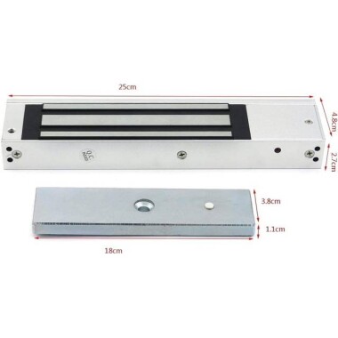 130KG 12V DC/500-600MA Elektromanyetik Kilit - 2