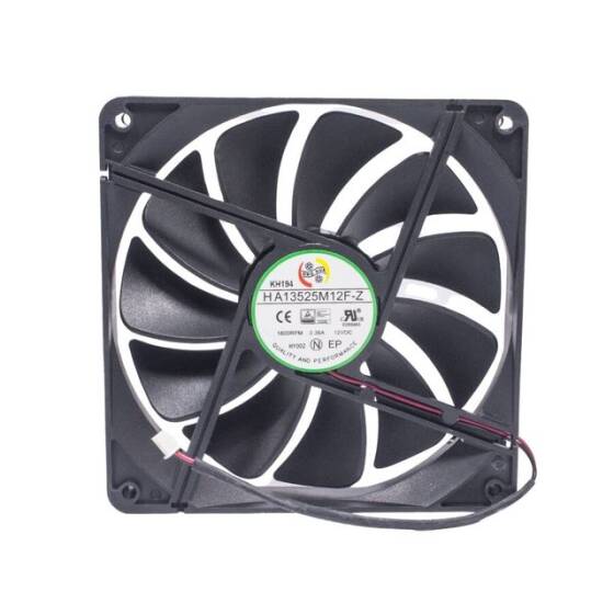 135x135x25mm 12V 0.36A Fan 2 Kablolu - 1