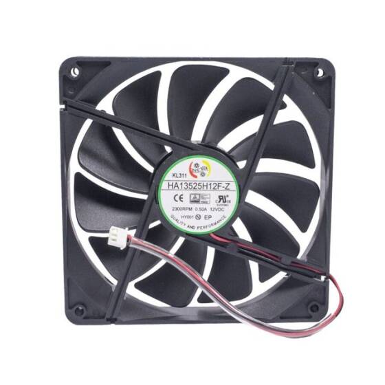 135x135x25mm 12V 0.5A Fan 2 Kablolu - 1