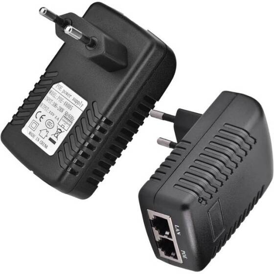 15V 1A 100M PoE Enjektör UK Fişli - Gümüş Ağ Bağlantı Noktası - 5