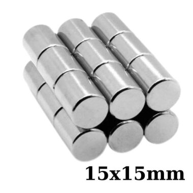 15x15mm Neodyum Güçlü Mıknatıs - Neodim Magnet - Görsu Elektronik