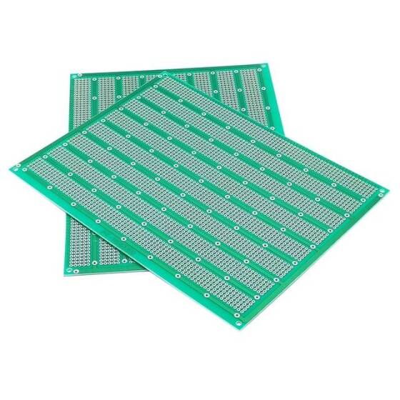 15x20cm Tek Yüzlü Delikli Pertinaks - Prototip PCB - 1