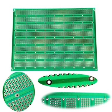 15x20cm Tek Yüzlü Delikli Pertinaks - Prototip PCB - 4