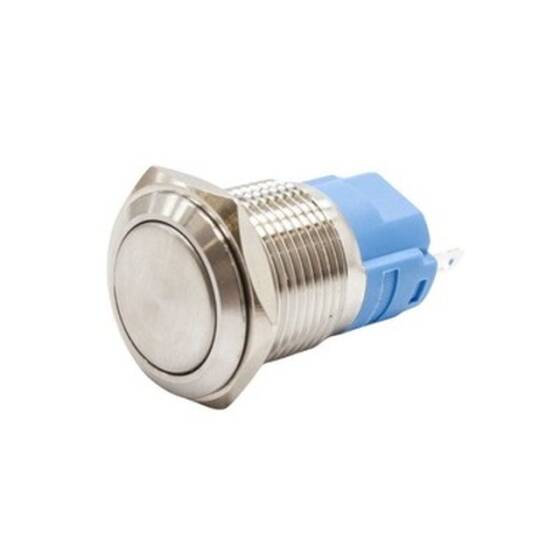 16A-P1Z 16mm Düz Anahtarlı Metal Buton - 1