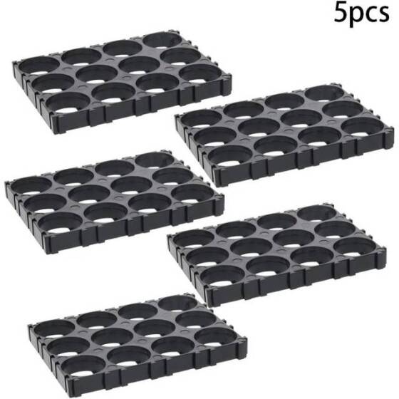 18.5mm Delik Çaplı 3x4 12'li 18650 Pil Tutucu - 4