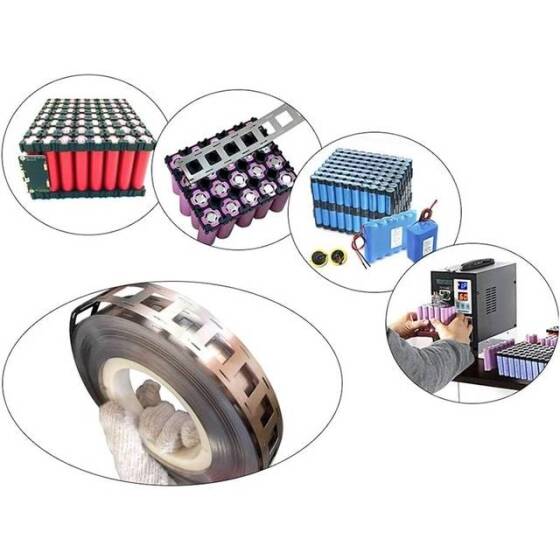 18650-2P Pil Paketi Kaynağı İçin 0-2x27mmx1M 20-25mm Nikel Kaplama Çelik Şerit - 2