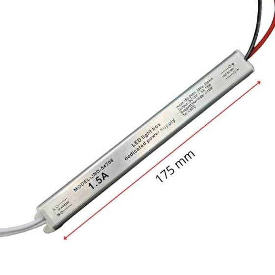 18W 12V 1.5A Ultra İnce Şerit Güç Kaynağı - 5