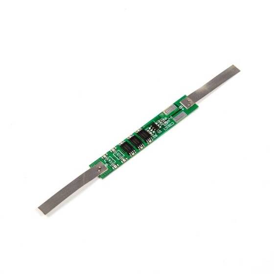 1S 3.7V 4.5A 3 MOS BMS Li-ion 18650 Pil Koruma Kartı - 1