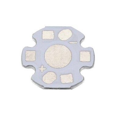 1W 3W 5W LED için Beyaz 16mm 2 Pin Alüminyum Soğutucu - 1