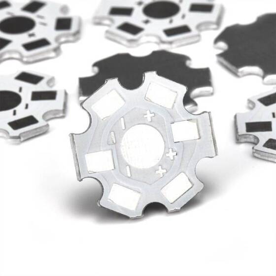 1W 3W 5W LED için Beyaz 20mm 2 Pin Alüminyum Soğutucu - 1