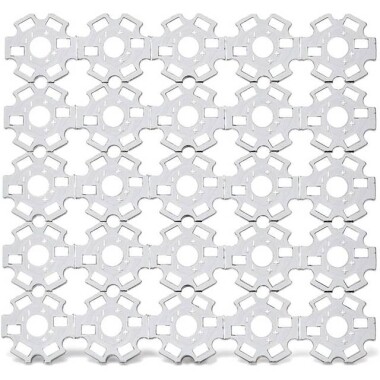 1W 3W 5W LED için Beyaz 20mm 2 Pin Alüminyum Soğutucu - 2