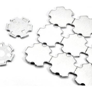 1W 3W 5W LED için Beyaz 20mm 2 Pin Alüminyum Soğutucu - 3