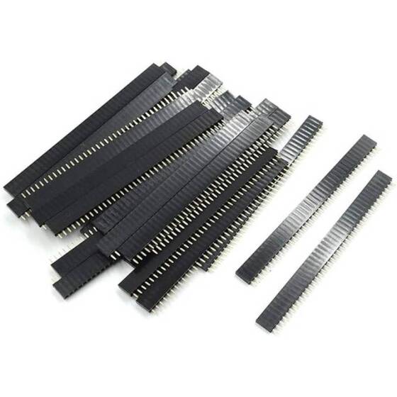 1x40 Pin Dişi Başlık 2.54mm - 1