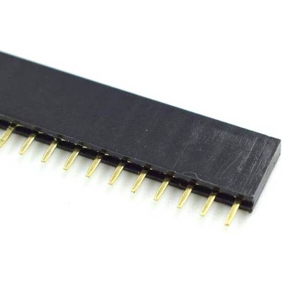 1x40 Pin Dişi Başlık 2.54mm - 3