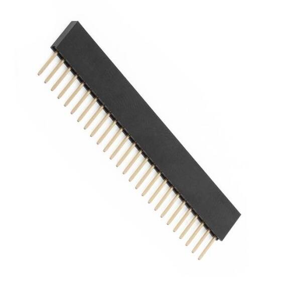 1x40 Pin İstiflenebilir Ekstra Uzun Başlık 2.54mm Konnektör - 2