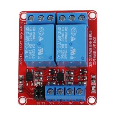 2 Kanallı Röle Modülü 5V Yüksek Ve Düşük Seviye Tetikleyici Röle Kontrolü - 4