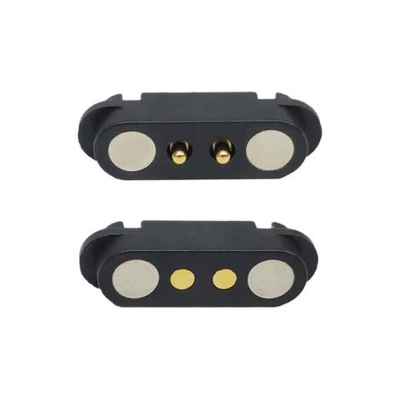 2 Pin 2.54mm Pogo Pin Manyetik Konnektör Takımı - 1