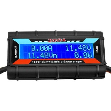 200A 60V RC Yüksek Hassasiyetli Dijital Watt Metre Ve Güç Analizörü - 4
