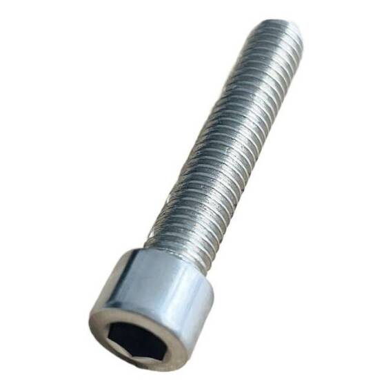 201 Paslanmaz Çelik Silindirik Altıgen Soket Başlı Vida M2 8mm - 4