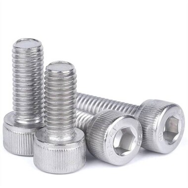 201 Paslanmaz Çelik Silindirik Altıgen Soket Başlı Vida M3 14mm - 3