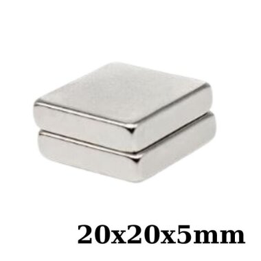 20x20x5mm Neodyum Güçlü Mıknatıs - Neodim Magnet - Görsu Elektronik