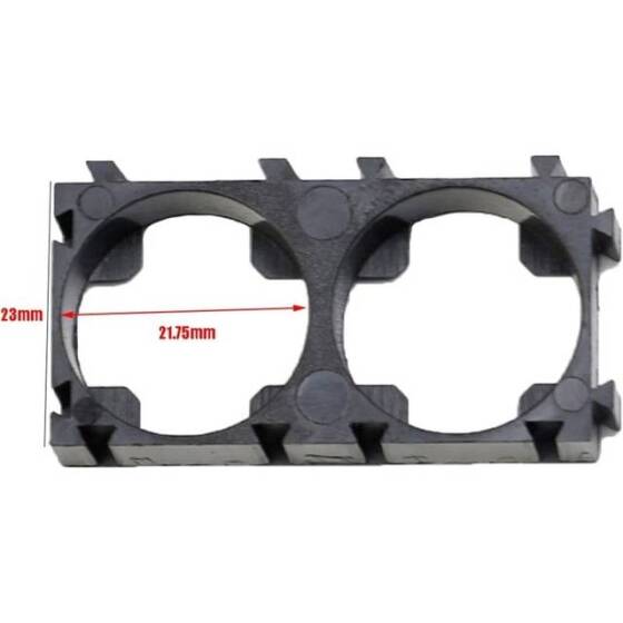 21.75mm Delik Çaplı 3'lü 21700 Pil Tutucu - 4