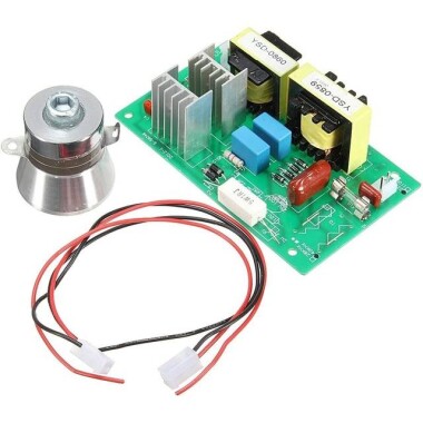 220V 100W Ultrasonik Temizleme Devre Kartı Jeneratör Parçası + 60W 28KHz Dönüştürücü - 1