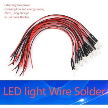 220V 3mm Turuncu LED 20cm Kablolu - 3