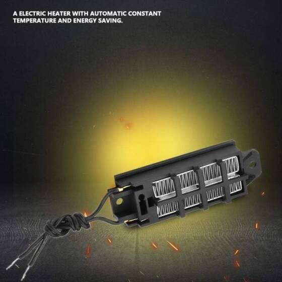 220V 50W İletken Tip Otomatik Termostat PTC Seramik Hava Isıtıcı 95x31x25mm - 2