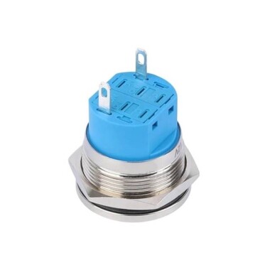 22mm 3-9V Beyaz LED Metal Sinyal Lambası - Metal İndicator Light - 2