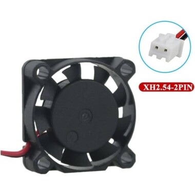24V DC 2507 XH2-54-2P 30cm Kablolu Hidrolik Fan:25x25x7mm - 4