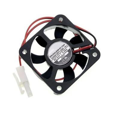 24V DC 5010 Çift Bilyalı Fan-XH2-54-2P 12cm Kablo Boyutu:50x50x10mm - 3