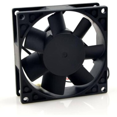 24V DC 8025 Çift Bilyalı Fan-XH2-54-2P 30cm Kablo Boyutu:80x80x25mm - 2