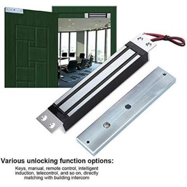 250KG 12V DC/ 500-600MA x2 Manyetik Kilitli Çift Kapı - 5