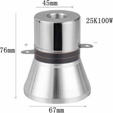 25KHz 100W Ultrasonik Temizleme Dönüştürücü - 2