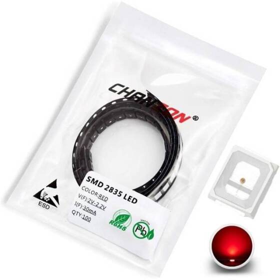 2835 0.2W Kırmızı SMD LED - 1