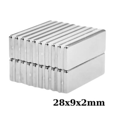 28x9x2mm Neodyum Güçlü Mıknatıs - Neodim Magnet - Görsu Elektronik