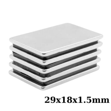 29x18x1.5mm Neodyum Güçlü Mıknatıs - Neodim Magnet - Görsu Elektronik