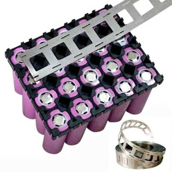 2'li Nikel Şerit Lehim 2P Punta Teli 27x0.15mm - 1 Metre - 2