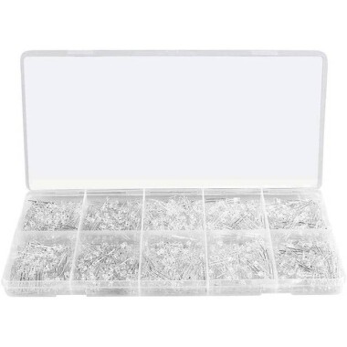 2V 20mA 3mm Yeşil Led 28mm Bacak Uzunluğu - 1