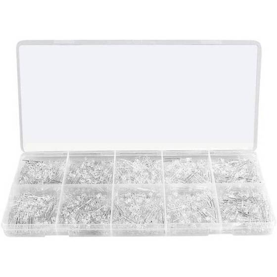 2V 20mA 3mm Yeşil Led 28mm Bacak Uzunluğu - 1