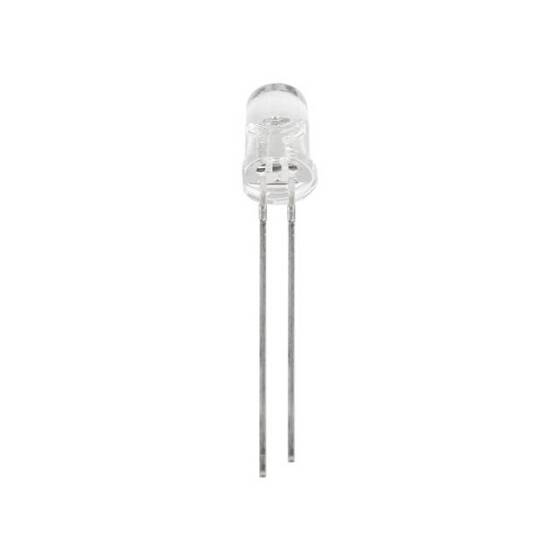 2V 20mA 5mm Şeffaf Kırmızı Led 28mm Bacak Uzunluğu - 3