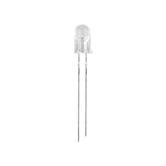 2V 20mA 5mm Şeffaf Kırmızı Led 28mm Bacak Uzunluğu - 4