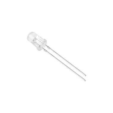 2V 20mA 5mm Şeffaf Kırmızı Led 28mm Bacak Uzunluğu - 6