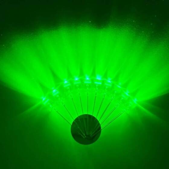 2V 20mA 5mm Şeffaf Kırmızı+Sarı Çift Renk Led CA 28mm Bacak Uzunluğu - 2